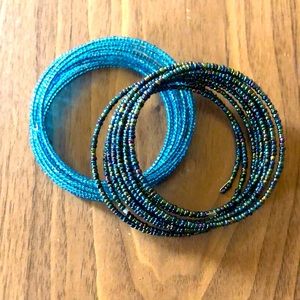 Beaded wrap bracelets